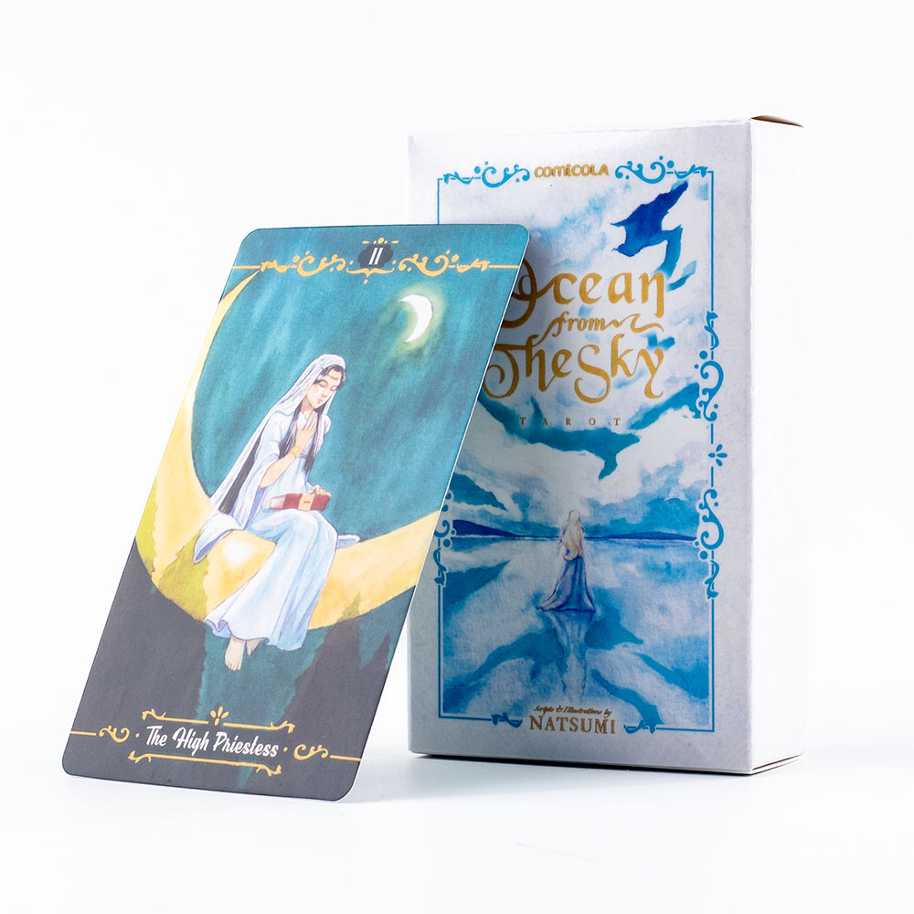 Tarot Deck With Guidebook - Колода карт Таро, расписанная вручную акварелью,