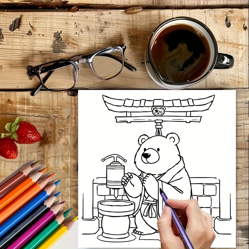 28-страничная книжка-раскраска – обзор и цена Adult Coloring Book Stress Relief