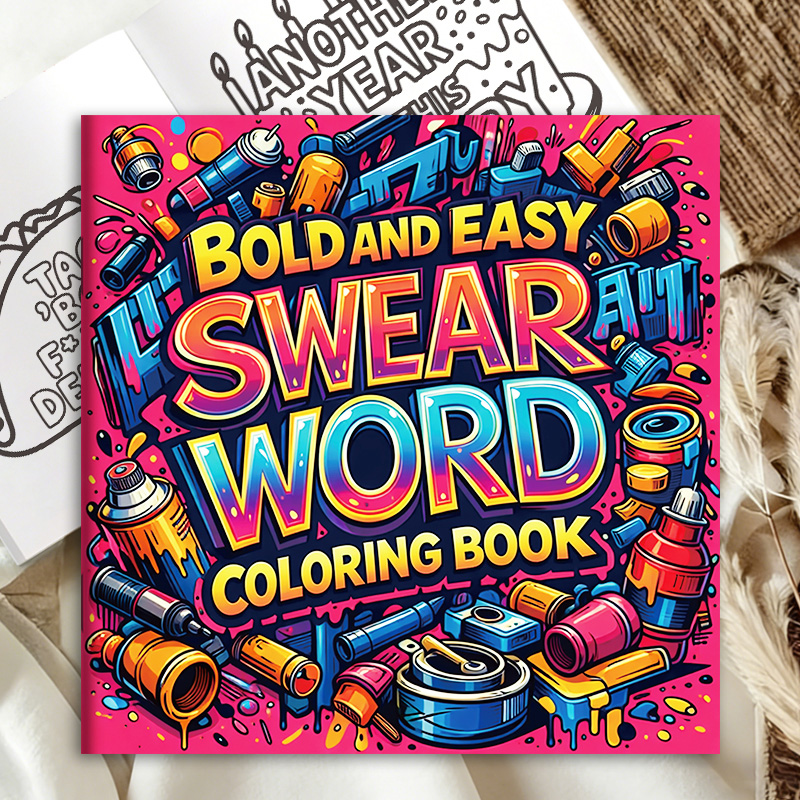 Книга-раскраска для взрослых с – обзор и цена Adult Coloring Book Stress Relief