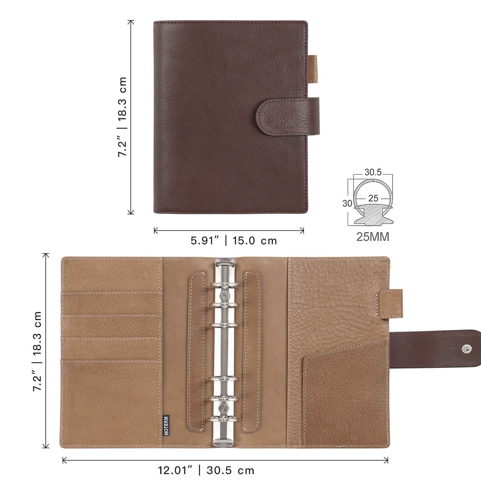 Moterm Franklin Covey компактн – обзор и цена Vintage Leather Journal Notebook