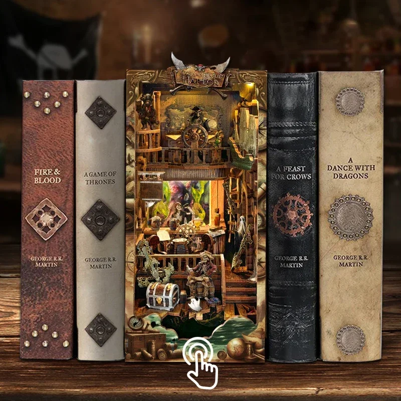 НОВЫЙ Набор для самостоятельно – обзор и цена Diy Wooden Book Nook Kit Shelf Insert