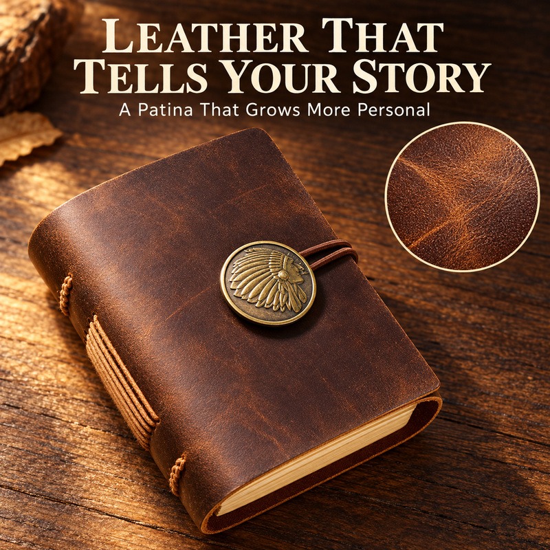 Миниатюрный кожаный блокнот ру – обзор и цена Vintage Leather Journal Notebook