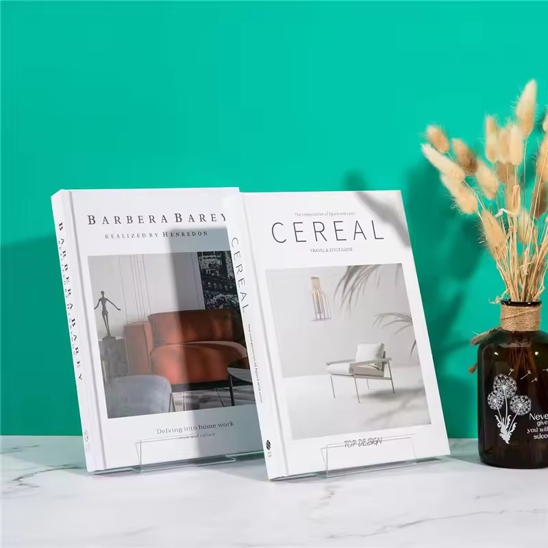 4 шт. прозрачных регулируемых  – обзор и цена Clear Acrylic Book Stand Holder