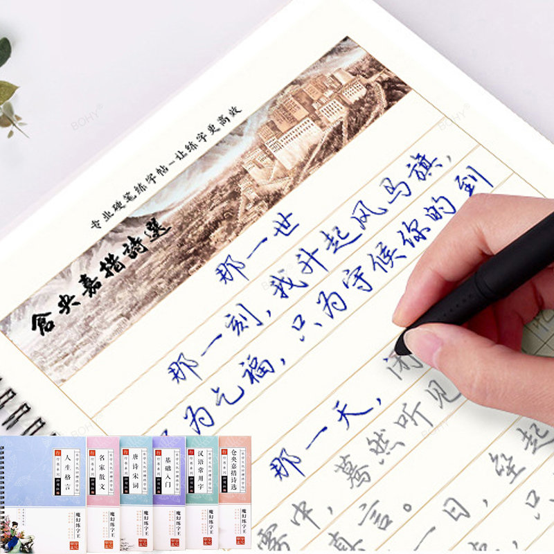 Ручка с китайскими иероглифами – обзор и цена Chinese Calligraphy Practice Book